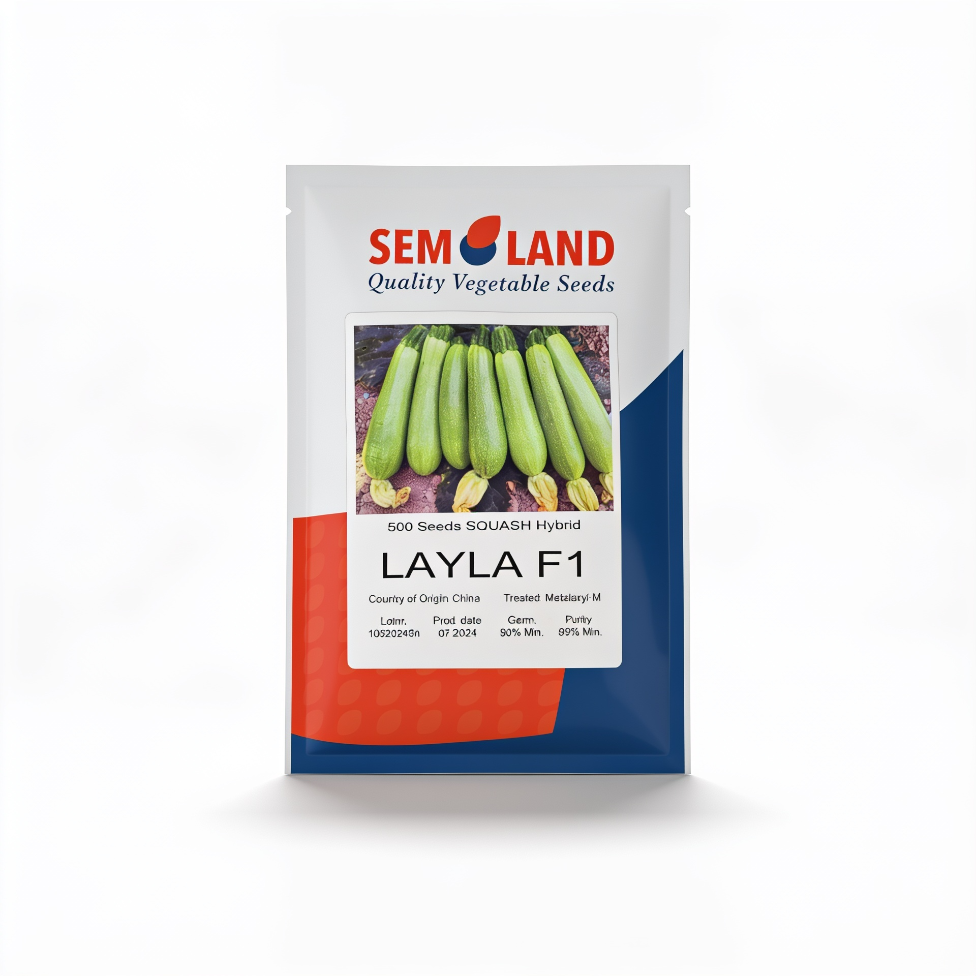 500 Seeds Squash Hybrid